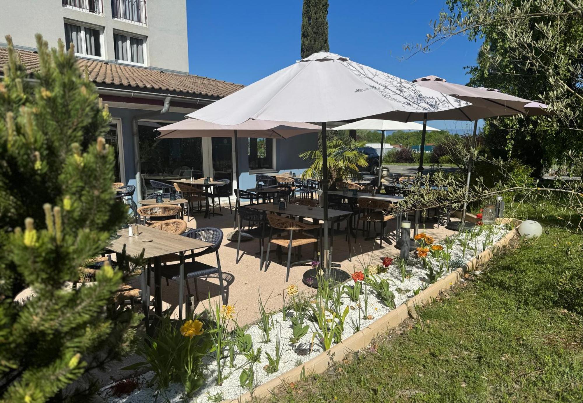 Hotel Cote Sud Leman Thonon-les-Bains Bagian luar foto
